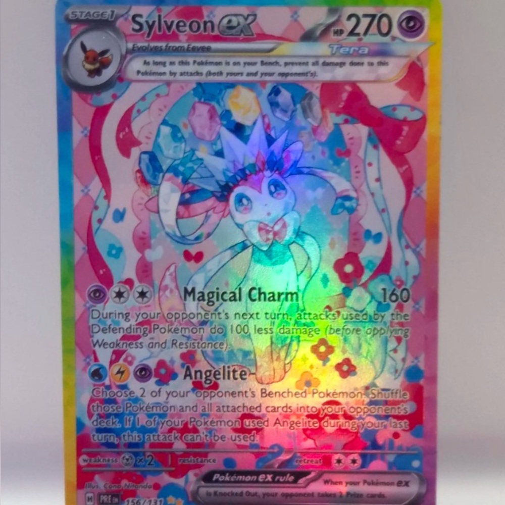 Sylveon ex Pokémon Card
